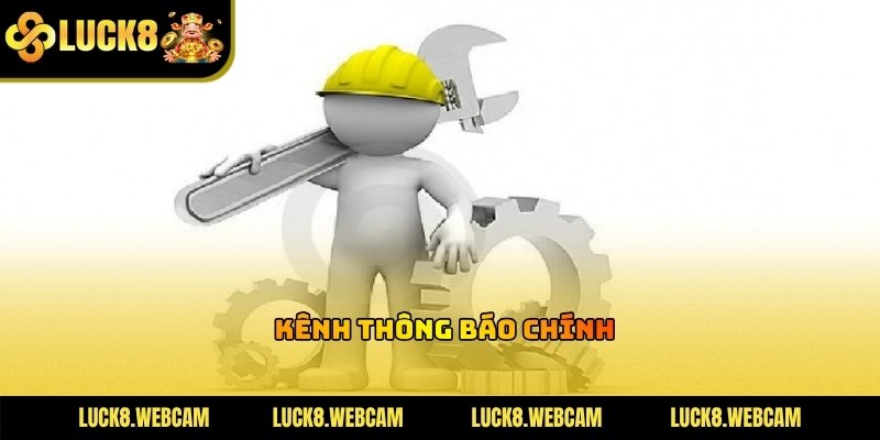 Thông tin bảo trì được đăng tải công khai trên trang chủ chính thức